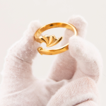 Gold Plated Angel Wings and Devil's Tail Cock Ring: Unleash Your Erotic Duality Devil's Tail Stainless Steel Cock Ring - Image 5