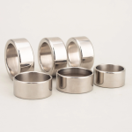 Thick or Thin Smooth Mirror Polished Metal Stainless Steel Cock Ring - Image 8