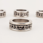 Spinable Chain Stainless Steel Cock Ring - Image 5