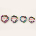 Snake Rainbow Plated Stainless Steel Cock Ring - Image 5