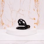 Mamba Black Chastity Cage Flat Ring - Image 10