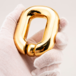 C-Ring Hook Gold Plated Stainless Steel Testicles Ball Stretcher Weight Cock Ring Scrotum Pendant BDSM Ball Stretching - Image 5