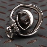 HTV4 Plus Traction Stainless Steel Chastity Cage Metal Cock Cage - Image 9
