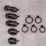 Black Cock Cage Premium Car Paint 3D Printed Lightweight Chastity Cage Flat Ring Penis Cage Set - Image 11