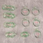 See-Through lce Green Lightweight Chastity Cage Flat Ring - Image 11