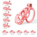 Mamba Pink Chastity Cage Flat Ring - Image 11
