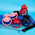 UFO Ultra Small Chastity Cage Mini Couple Erotic Traction Chain Cock Cage - Image 2
