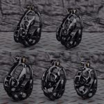Shell Mamba Black Chastity Cage Ball Cock Cage