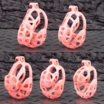 Shell Mamba Pink Chastity Cage Ball Cock Cage