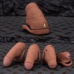 Skin Touch Simulation Penis Chastity Cage Skin Color Realistic Cock Cage - Image 2