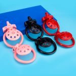 UFO Ultra Small Chastity Cage Mini Couple Erotic Traction Chain Cock Cage - Image 3