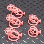 Spikes Pink Mamba Chastity Cage Lightweight Cock Cage Flat Ring - Image 2