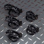 Spikes Black Mamba Chastity Cage Lightweight Cock Cage Flat Ring - Image 8