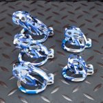 Camouflage Air Force Mamba Chastity Cage Lightweight Cock Cage Curved Ring - Image 3
