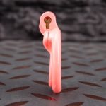 Pink Inverted Micro Cock Cage Pussy Small Chastity Cage Flat Ring - Image 4