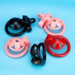 Sakura Ultra Small Chastity Cage Mini Couple Erotic Traction Chain Cock Cage - Image 4