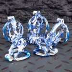 Camouflage Air Force Mamba Chastity Cage Lightweight Cock Cage Curved Ring - Image 4