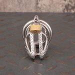 Dragon Scale Stainless Steel Chastity Cage Metal Cock Cage With Anti Slip Ring - Image 5