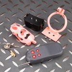 Electric Shock Ghost Pink Sissy Chastity Cage Remote Punishment Cock Cage - Image 7