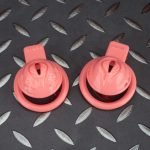Pink Labia Pussy Sissy Chastity Cage Curved Ring - Image 5