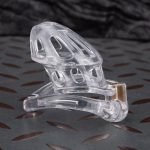 Transparent Convenient Chastity Cage Lightweight Cock Cage - Image 6