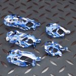 Camouflage Air Force Mamba Chastity Cage Lightweight Cock Cage Flat Ring - Image 9