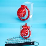 UFO Ultra Small Chastity Cage Mini Couple Erotic Traction Chain Cock Cage - Image 7