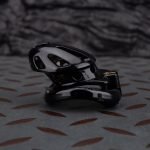 Black Convenient Chastity Cage Lightweight Cock Cage - Image 8
