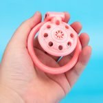 UFO Ultra Small Chastity Cage Mini Couple Erotic Traction Chain Cock Cage - Image 8