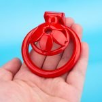 Sakura Ultra Small Chastity Cage Mini Couple Erotic Traction Chain Cock Cage - Image 8