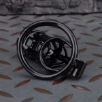 Spikes Black Mamba Chastity Cage Lightweight Cock Cage Curved Ring - Image 6