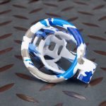 Camouflage Air Force Mamba Chastity Cage Lightweight Cock Cage Curved Ring - Image 9