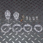 Transparent Convenient Chastity Cage Lightweight Cock Cage - Image 9