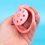 UFO Ultra Small Chastity Cage Mini Couple Erotic Traction Chain Cock Cage - Image 9