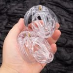 Transparent Convenient Chastity Cage Lightweight Cock Cage - Image 2