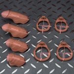 Skin Touch Simulation Penis Chastity Cage Skin Color Realistic Cock Cage - Image 10