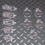 See-Through Ice Transparent Mamba Chastity Cage Flat Ring - Image 10