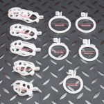 Spikes White Mamba Chastity Cage Lightweight Cock Cage Flat Ring - Image 10
