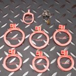 Open Pink Lightweight Chastity Cage Training Device Curved Ring - Image 10