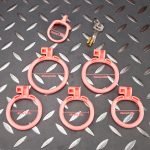 Open Pink Lightweight Chastity Cage Training Device Flat Ring - Image 10