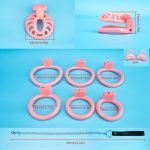 Sun Spiders Ultra Small Chastity Cage Mini Couple Erotic Traction Chain Cock Cage - Image 11