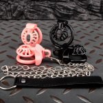 Sun Spiders Ultra Small Chastity Cage Mini Couple Erotic Traction Chain Cock Cage