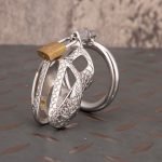 Dragon Scale Stainless Steel Chastity Cage Metal Cock Cage Round Ring