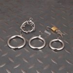 Stainless Steel Spiked Chastity Cage Metal Cock Cage - Image 10