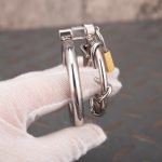 Stainless Steel Spiked Chastity Cage Metal Cock Cage - Image 4