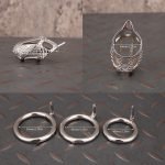 Dragon Scale Stainless Steel Chastity Cage Metal Cock Cage Round Ring - Image 10