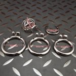Small Stainless Steel Chastity Cage Metal Cock Cage Spikes Round Ring - Image 10