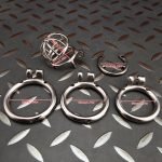 Small Stainless Steel Chastity Cage Metal Cock Cage Spikes Round Ring-02 - Image 10