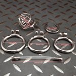 Small Stainless Steel Chastity Cage Metal Cock Cage Spikes Round Ring With Urethral Catheter-02 - Image 10