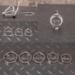 Stainless Steel Chastity Cage Metal Cock Cage Flat Ring With Urinary Catheter And Anti Slip Ring - Image 11